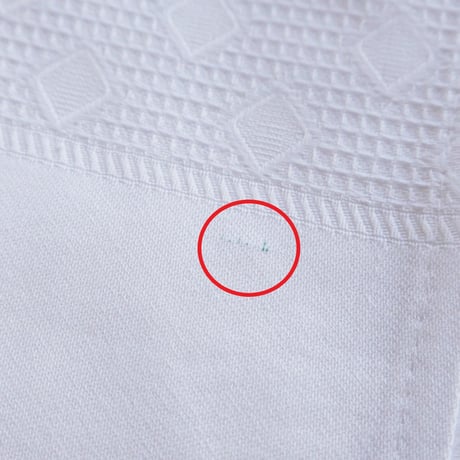 MAWISS　刺繍のキッチンクロス　花柄のニワトリ