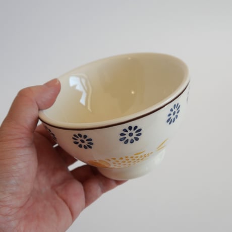 ボウル　Ф１１．３ｃｍ　「魚」