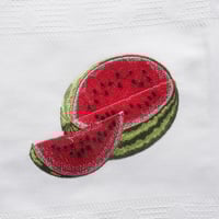 MAWISS　刺繍のキッチンクロス　スイカ