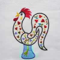 MAWISS　刺繍のキッチンクロス　ガロ