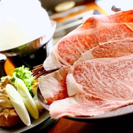 【年末限定商品】黒毛和牛 霜降りすき焼きセット（500g）約3人前　※3日前までの要予約