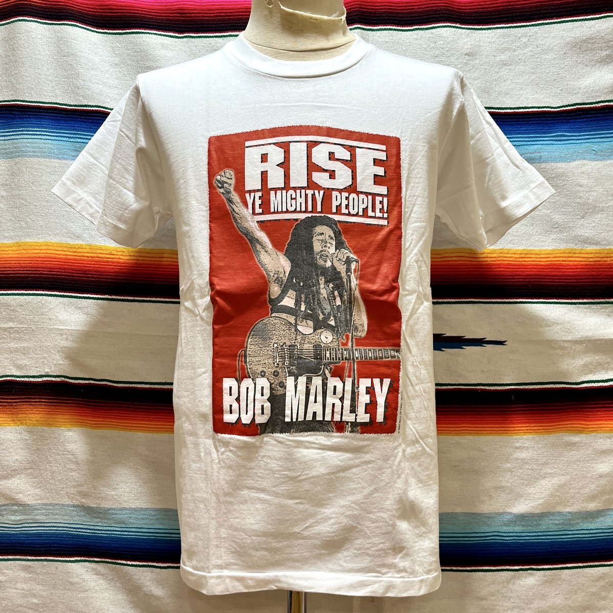 CATCH A FIRE BOB MARLEY ボブマーリー 大判プリント ラップTシャツ