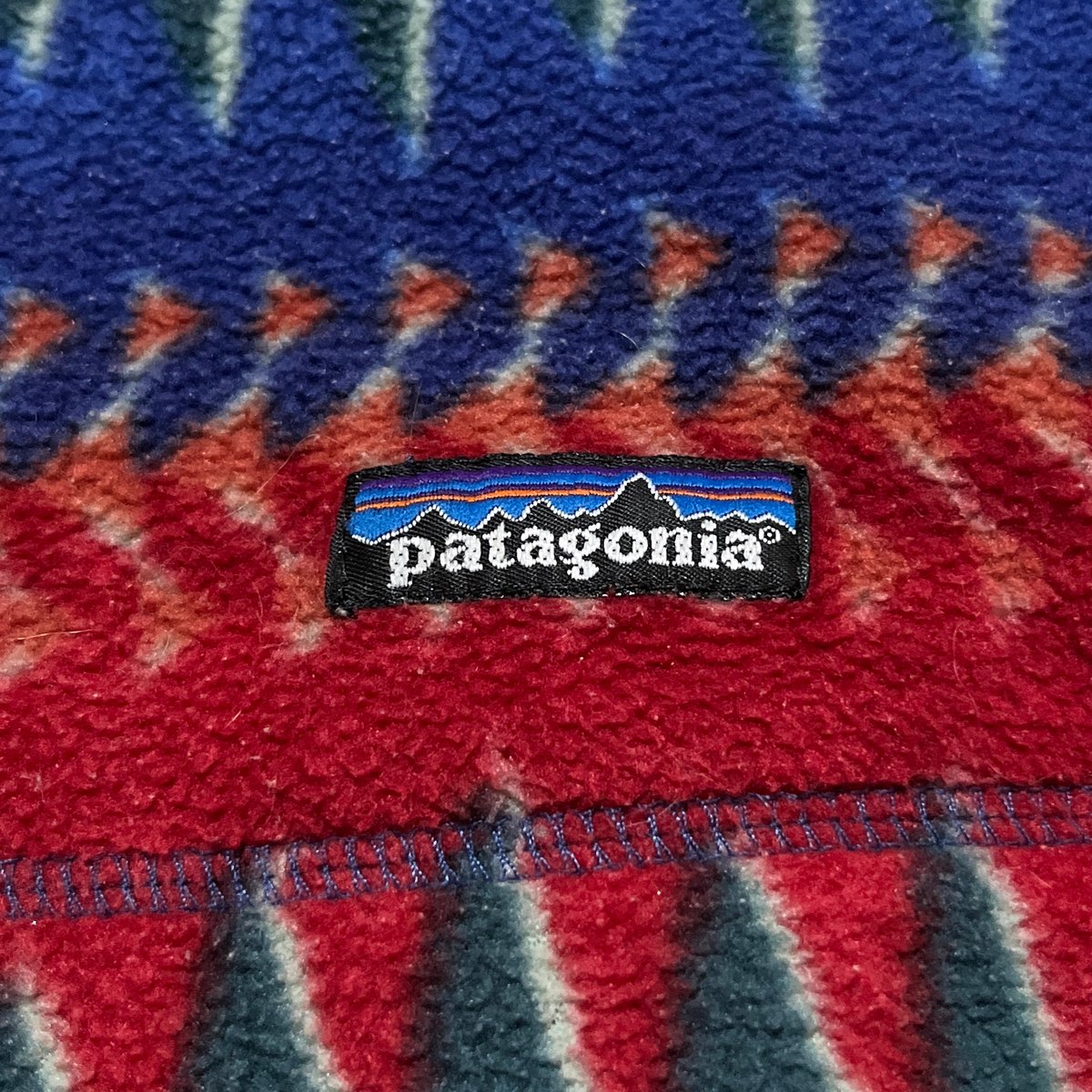 90's patagonia シンチラ ミネハハ柄 ハーフジップ プルオーバー | DAFFY'S