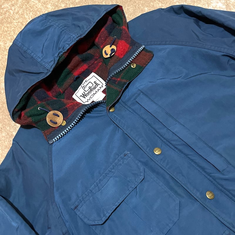WOOLRICI マウンテン パーカー ナナミカ 復刻 白タグ レア ネイビー