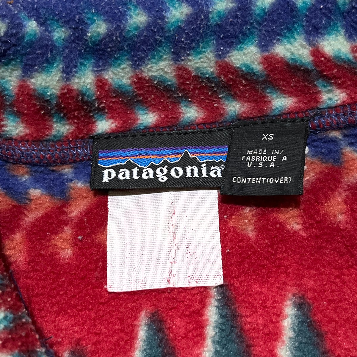 90's patagonia シンチラ ミネハハ柄 ハーフジップ プルオーバー | DAFFY'S