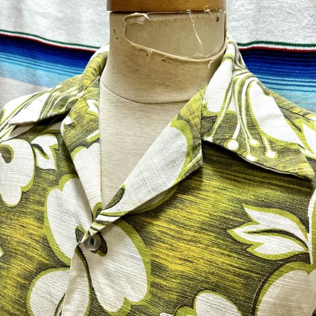 70’s Made In Hawaii コットン ハワイアンシャツ