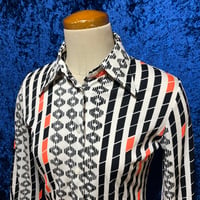 70’s レトロ ポリエステル シャツ