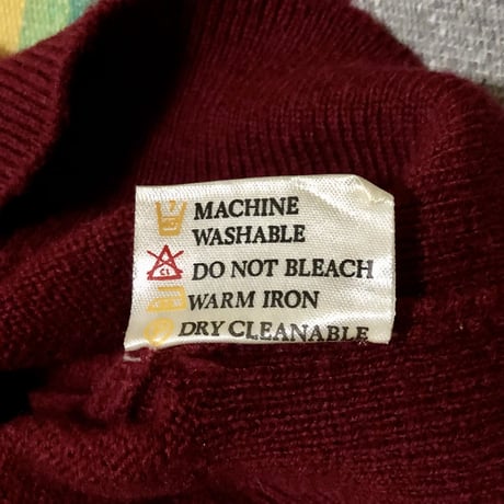 Glenmuir 100%LAMBS WOOL Vネックセーター