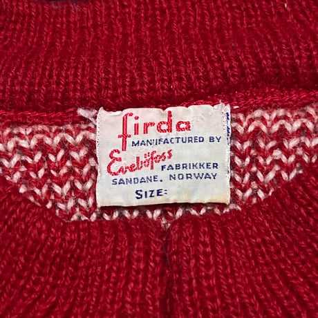 Vintage firda メタルフック セーター