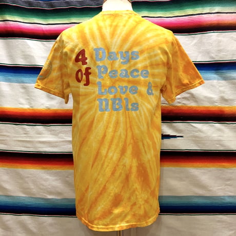 WOOD STOCK 風 タイダイ Tシャツ