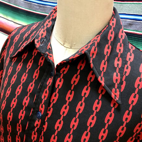 70’s Fashion DE RINOROBE Lady’s レトロ シャツ