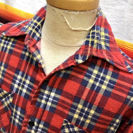 80’s FLANNEL CRAFT プリント ネルシャツ