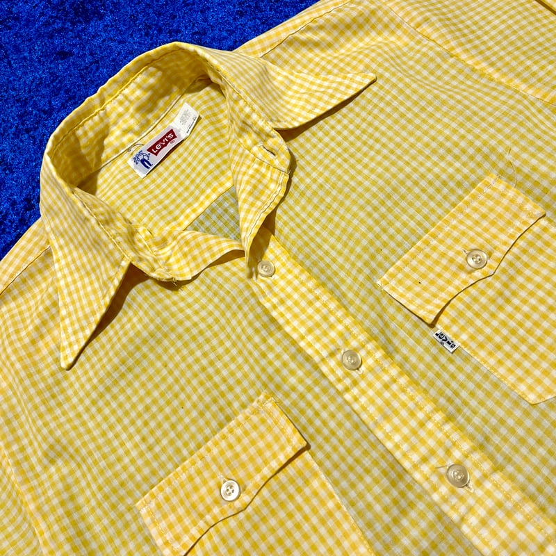70's Levi's サドルマンタグ ギンガムチェック シャツ | DAFFY'S