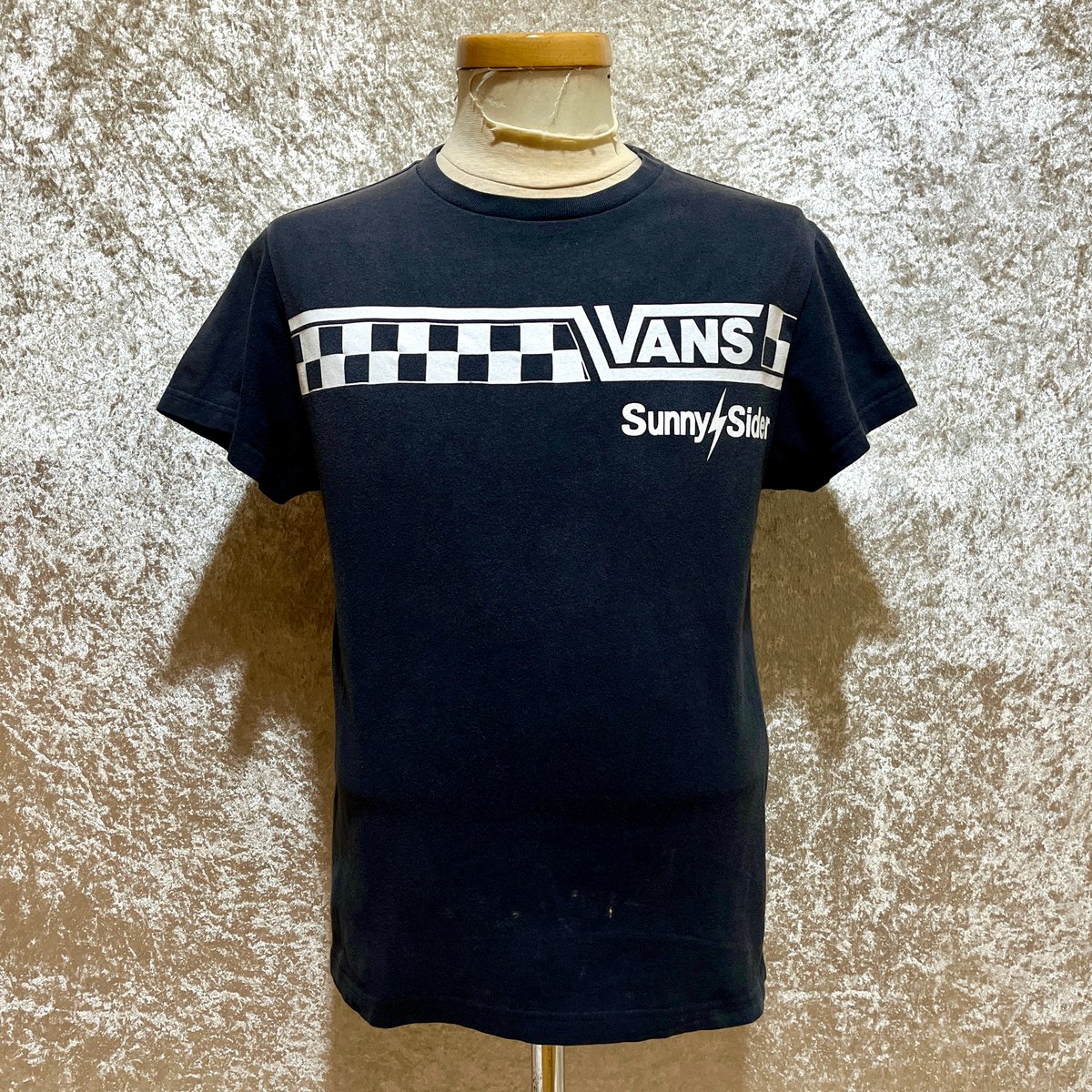 80s VANS チェッカー ラグラン ビンテージTシャツ USA L 80s VANS チェッカー ラグラン ビンテージTシャツ USA L