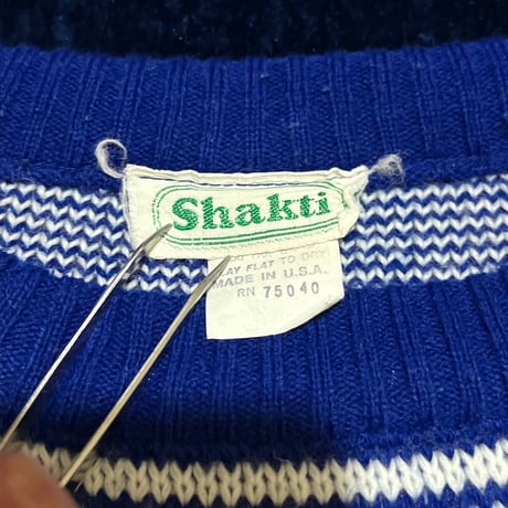 70’s 80’s Shakti アクリル セーター