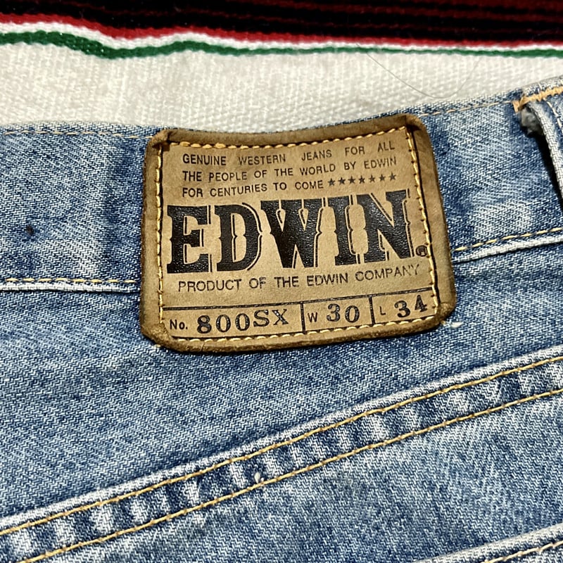 EDWIN 800sx indigo bell-bottom Y2K ロング丈 EDWIN 800SX ベルボトム | DAFFY'S