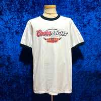 NFL SUPER BOWL Coors Light リンガー Tシャツ