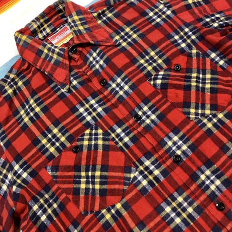 80’s FLANNEL CRAFT プリント ネルシャツ