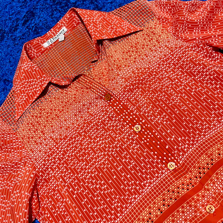 60’s 70’s フランス製 J.Tiktiner シャツ おまけ スカート付き