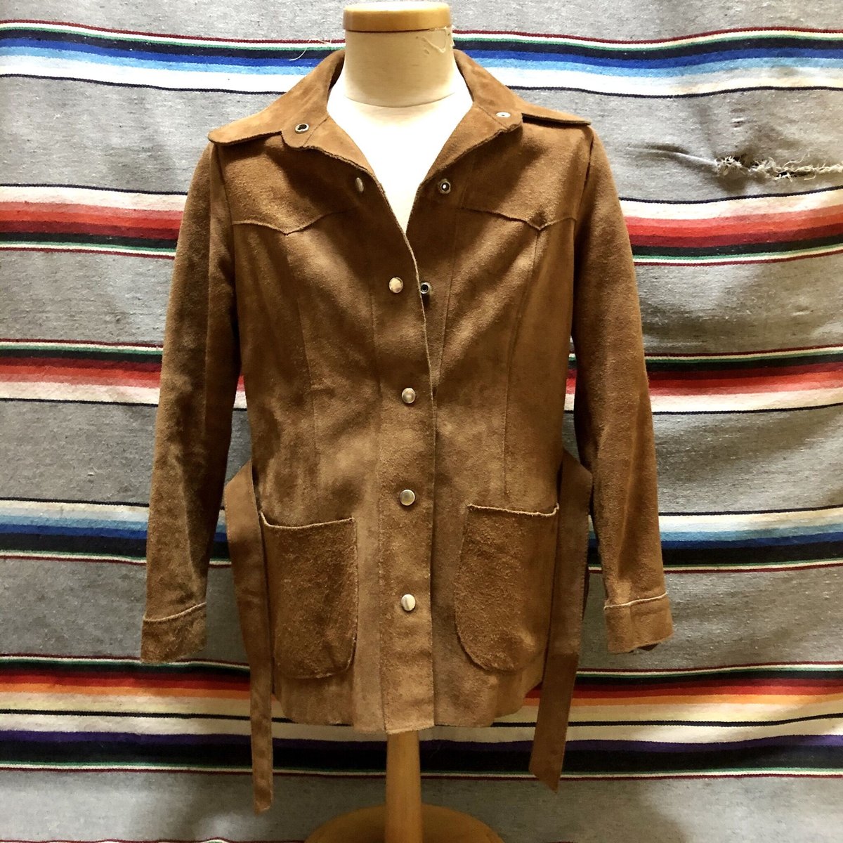 CMMN SWDN ウエスタン スエード スウェード ジャケット ☆ヴィンテージ復刻 イタリア産 ディアースキンレザースウェード