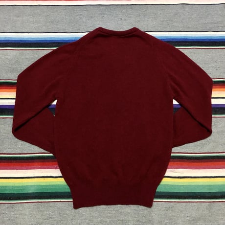 Glenmuir 100%LAMBS WOOL Vネックセーター