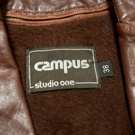 80’s Campus レザー ジャケット
