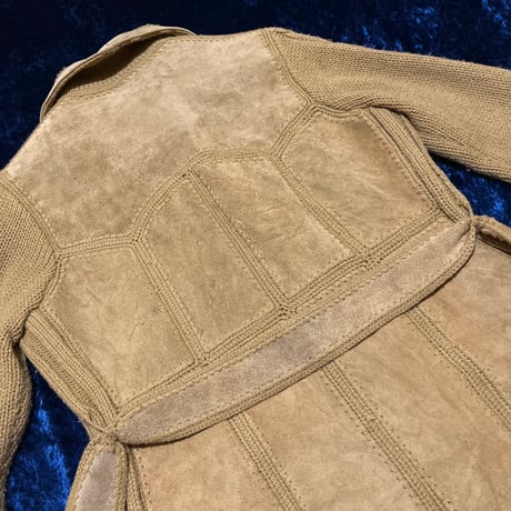 70’s Leather/ニット ジャケット