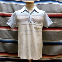 MERVYN’S Polyester/Cotton ボーダーポロシャツ