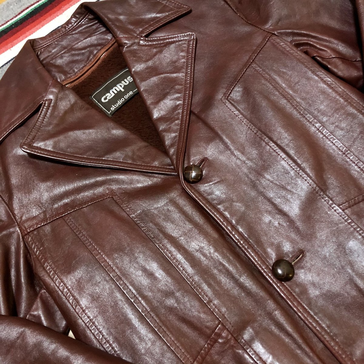 80's Campus レザー ジャケット | DAFFY'S