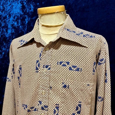 ユーロ古着 柄シャツ