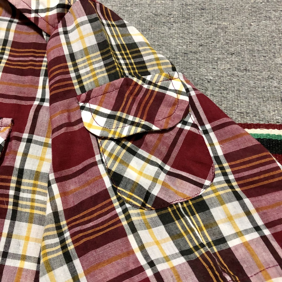 70s KENNINGTON チェック シャツ　vintage 古着 DM480 70's CHEMISE by KENNINGTON チェック シャツ | DAFFY'S