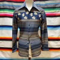 70’s Carrer Club ペイズリー柄 シャツ