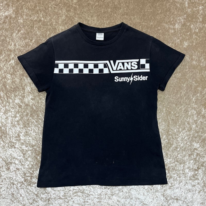 80s VANS チェッカー ラグラン ビンテージTシャツ USA L 80s VANS チェッカー ラグラン ビンテージTシャツ USA L