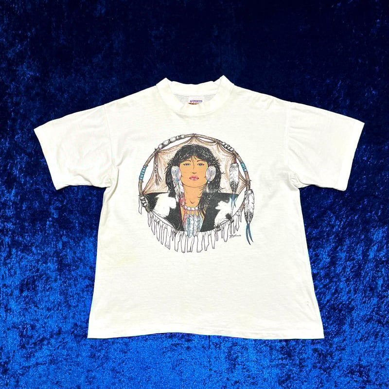 90sヴィンテージ　インディアンTシャツ USA製 ビンテージ 90s ネイティブアメリカン インディアン T