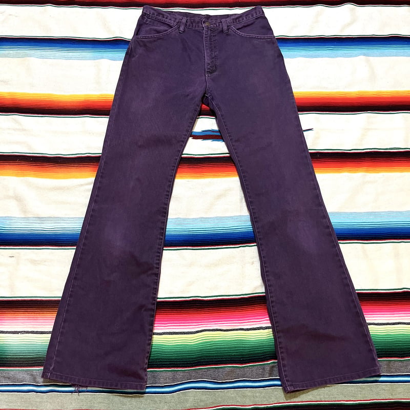 Wrangler M1332 後染め パープル ブーツカット ジーンズ | DAFFY