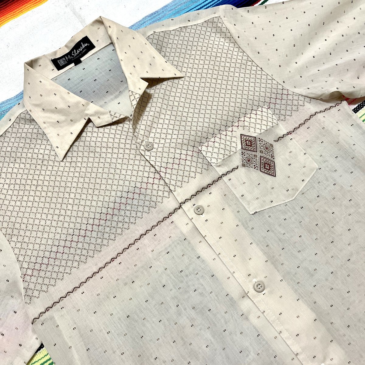 Mr.Sharaku 珍品　麻雀柄シャツ Mr.Sharaku 珍品 麻雀柄シャツ