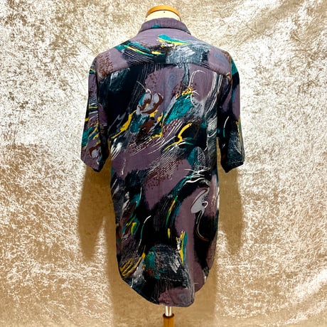90’s CAMPUS RAYON 柄シャツ