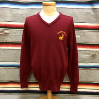 Glenmuir 100%LAMBS WOOL Vネックセーター