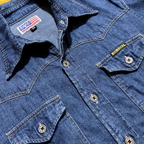 70’s 80’s BOBSON デニム ウエスタンシャツ