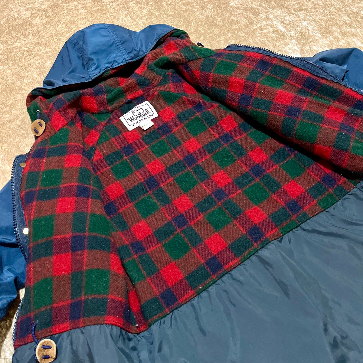 70's 白タグ Woolrich マウンテンパーカー タン ベージュ 涙タロン Woolrich(ウールリッチ) / マウンテンパーカー/白タグ/涙TALON