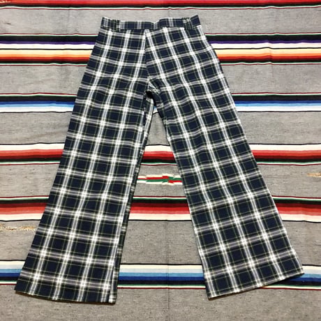 70’s JCPenney チェック ワイドパンツ