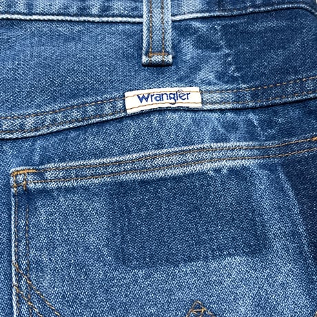 Wrangler パッチワーク フレアージーンズ