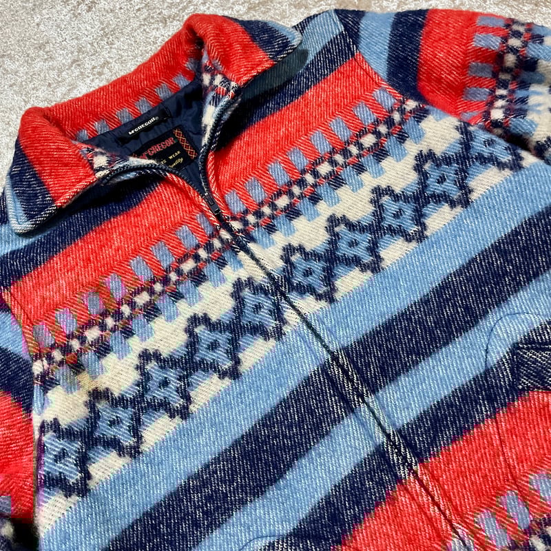 90s ウール　McGREGOR ブラック 2322R3 McGREGOR マクレガー ウールコート レディース古着 サイズM