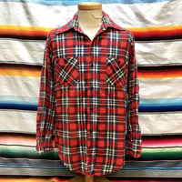 80’s FLANNEL CRAFT プリント ネルシャツ