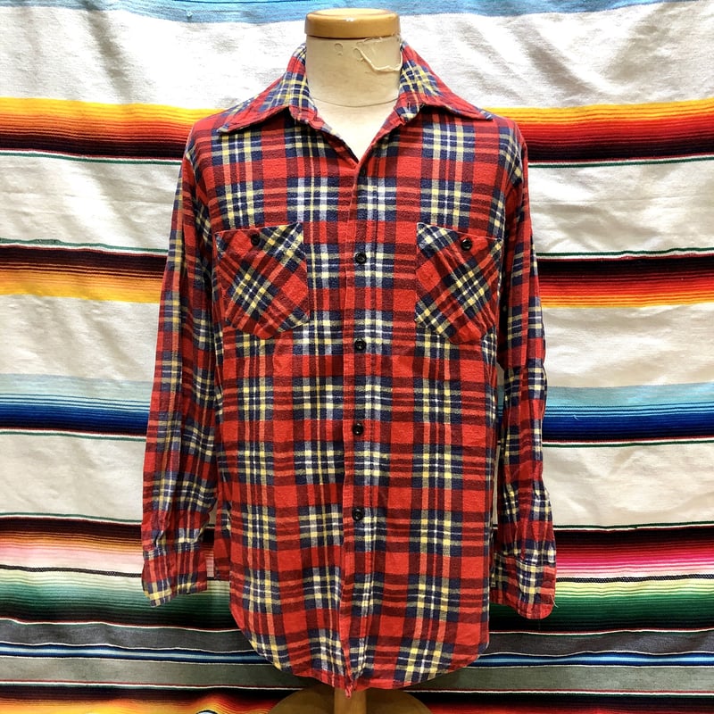 R*様 vintage 80s 黒白 ホルスタイン プリント ネルシャツ ビンテ 2*s様 ヴィンテージ80Sファイブブラザーヘビーネルシャツ白黒ブロック