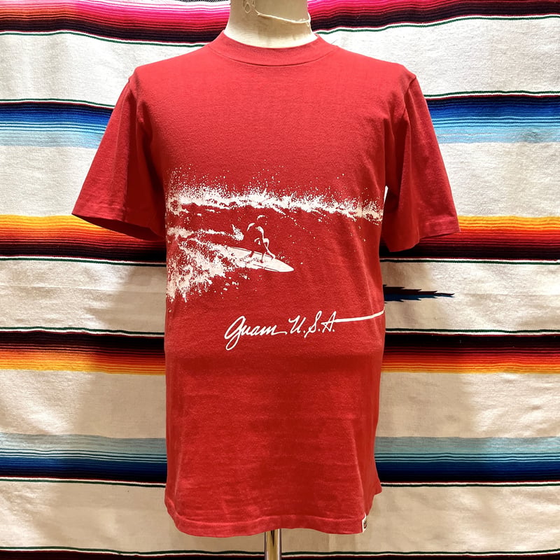 70s  西ドイツ製 ゲームシャツ 14 クライフ期風 トレフォイル 70's Crazy Shirts サーフィン Tシャツ | DAFFY'S