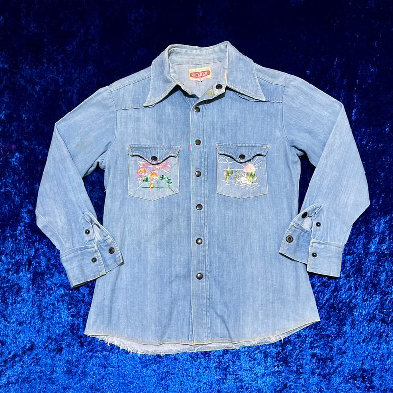 70's VICERER デニム シャツ | DAFFY'S