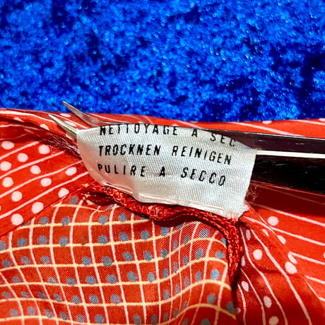 60’s 70’s フランス製 J.Tiktiner シャツ おまけ スカート付き