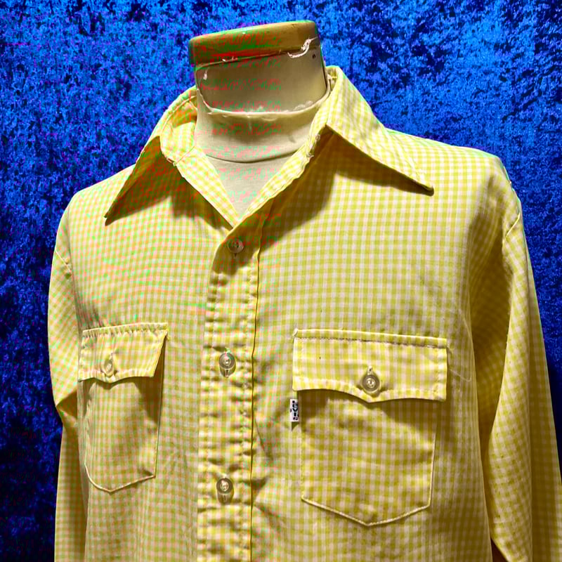 70's Levi's サドルマンタグ ギンガムチェック シャツ | DAFFY'S 70's Levi's サドルマンタグ ギンガムチェック シャツ | DAFFY'S