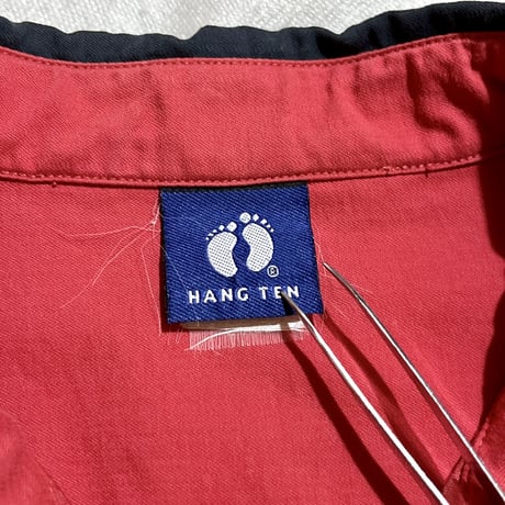 Hang Ten ネイビー/レッド シャツ